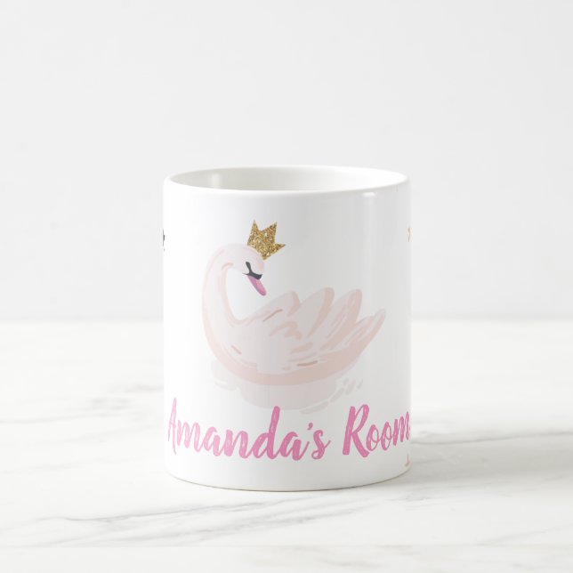 Caneca De Café Chic Swan, Estrelas, Princesa (Centro)