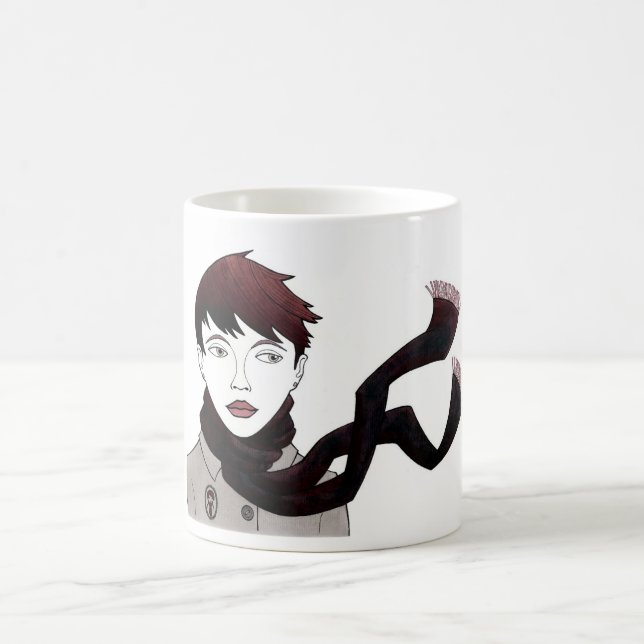 Caneca De Café chica con bufanda taza (Centro)