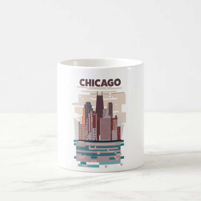 Caneca De Café Chicago (Centro)