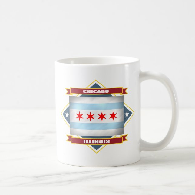 Caneca De Café Chicago Diamond (Direita)