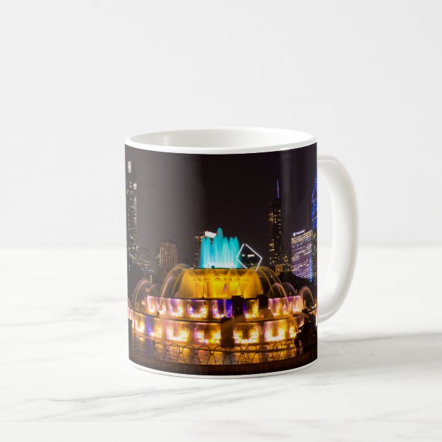 Caneca De Café Chicago Grant Park Coffee Mug (Frente Esquerda)