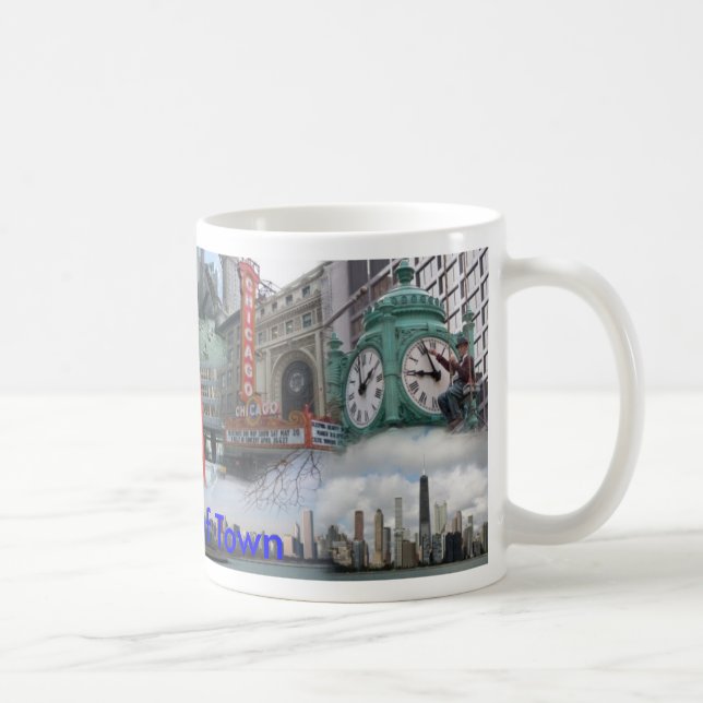 Caneca De Café Chicago - meu tipo da cidade (Direita)