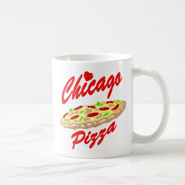 Caneca De Café Chicago Pizza (Direita)