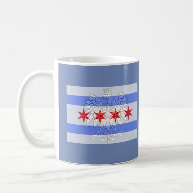 Caneca De Café Chicago Polonesa Mug (Esquerda)