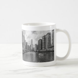 Caneca De Café Chicago River E Trump Tower Coffee Mug