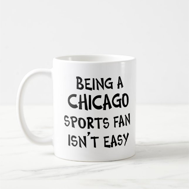 Caneca De Café chicago sports fan, being (Esquerda)