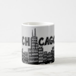 Caneca De Café Chicago v2