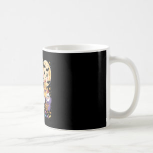 Caneca De Café Chick Or Treat Halloween Lua Galinha Diversão 