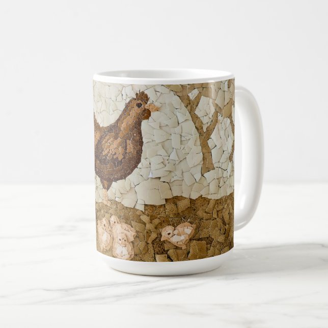 Caneca De Café Chicken Farmyard Mug (Frente Esquerda)