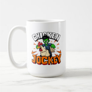 Caneca De Café Chicken Jockey