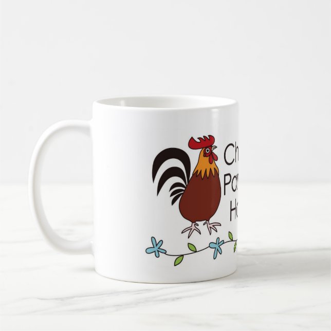 Caneca De Café Chicken Paradise Hawaii Logo Mug (Esquerda)