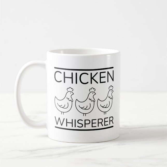 Caneca De Café Chicken Whisperer (Esquerda)