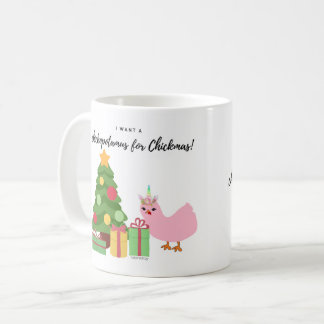 Caneca De Café Chickopotamus para o Natal