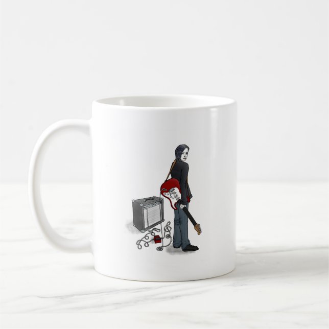 Caneca De Café chico con guitarra taza (Esquerda)