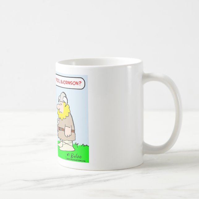 Caneca De Café chifres de viquingues que incomodam-se (Direita)