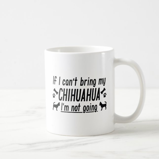 Caneca De Café Chihuahua (Direita)