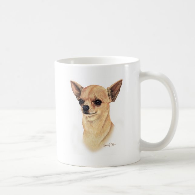 Caneca De Café Chihuahua (Direita)