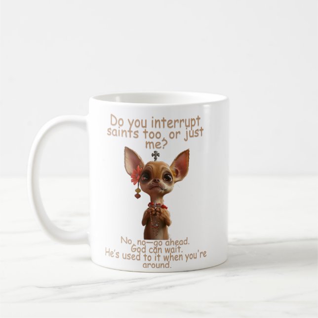 Caneca De Café Chihuahua Coffee Mug (Esquerda)