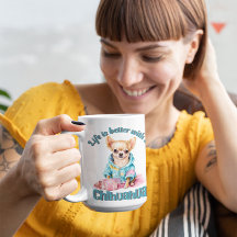 Chihuahua Dog Lover Coffee Mug Personalizado