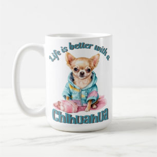 Caneca De Café Chihuahua Dog Lover Coffee Mug Personalizado