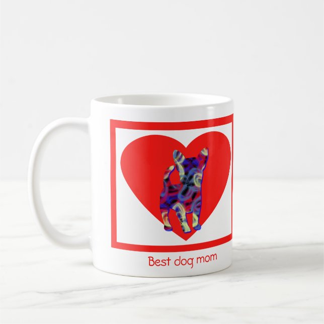 Caneca De Café Chihuahua Dog Red Day Coffee Coffee Mug (Esquerda)