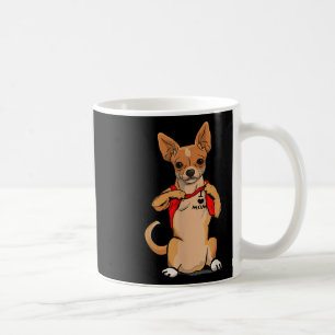 Caneca De Café Chihuahua Dog Tattoo Eu Amo Mamãe Cachorro Bonito