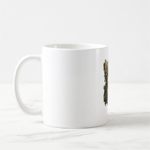 Caneca De Café Chihuahua Felry Natal X-Mas Tree Cute
