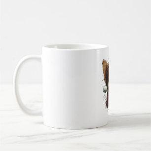 Caneca De Café Chihuahua Felry Natal X-Mas Tree Cute