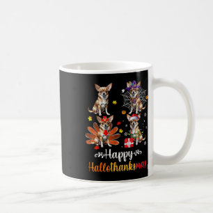 Caneca De Café Chihuahua Lover Halloween Natal Happy Hallotha