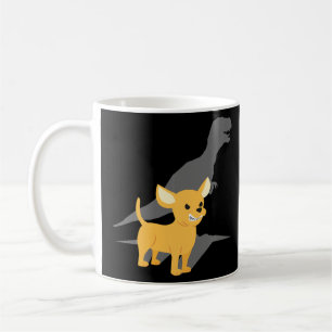 Caneca De Café Chihuahua Mãe Engraçado Gag Chihuahua Resgate Do
