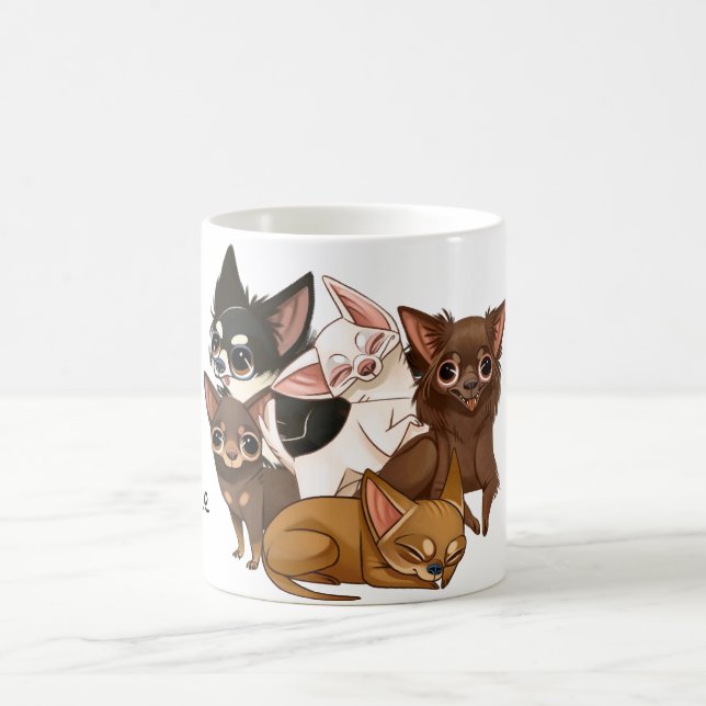 Caneca De Café Chihuahua Mug personalizado (Centro)