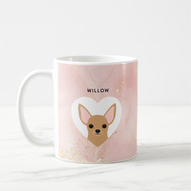 Caneca De Café Chihuahua Mugs (Esquerda)