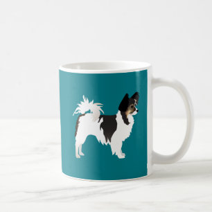 Caneca De Café Chihuahua ou Papillon Basic Design