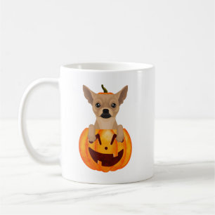 Caneca De Café Chihuahua Pumpkin
