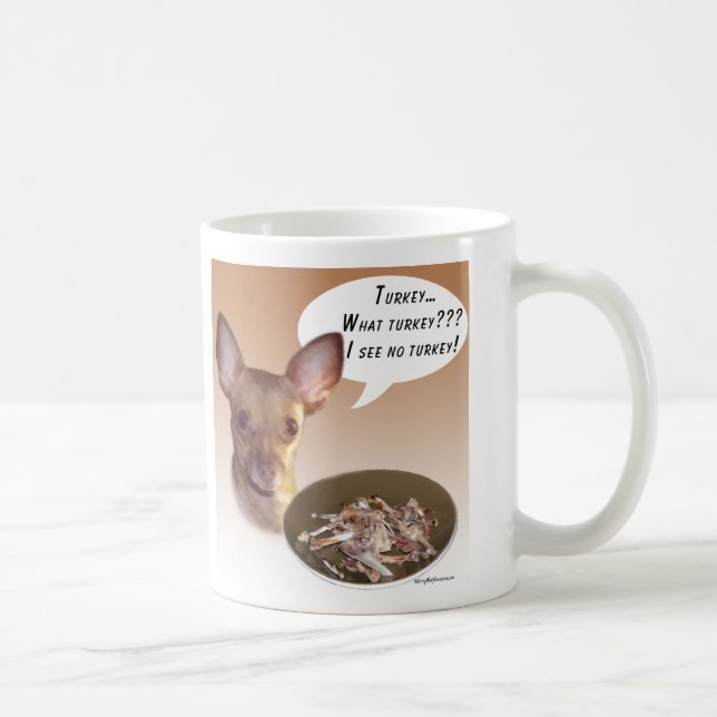 Caneca De Café Chihuahua Turquia (Direita)