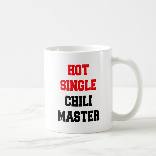 Caneca De Café Chili Master do Solteiro Quente (Direita)
