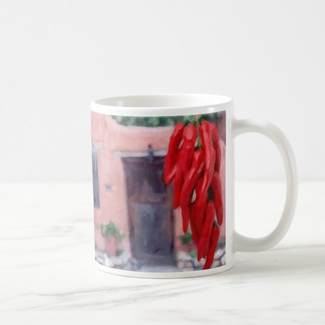 Caneca De Café Chili Peppers Ristra (Direita)