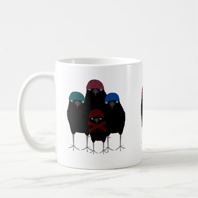 Caneca De Café Chill Crows Mug (Esquerda)