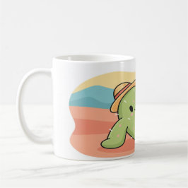 Caneca De Café Chill Relaxing Cactus with Hat Mug - Summer Desert