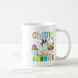 Caneca De Café Chillin#39; Com Minhas Páscoas De Bunnies Fre