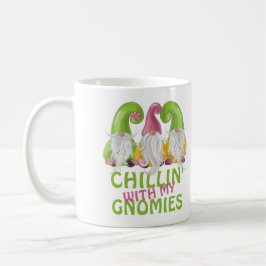 Caneca De Café Chillin Com Meu Gnomies Gnomo Humor