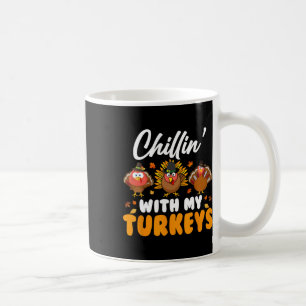 Caneca De Café Chillin Com Meus Perus Engraçados Homens De Ação D
