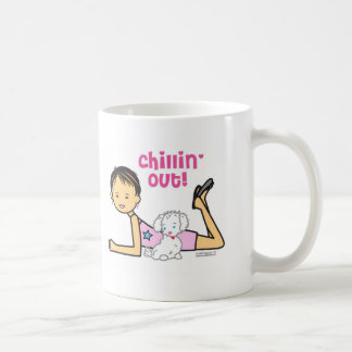Caneca De Café Chillin para fora