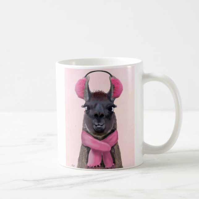 Caneca De Café Chilly Llama Pink (Direita)