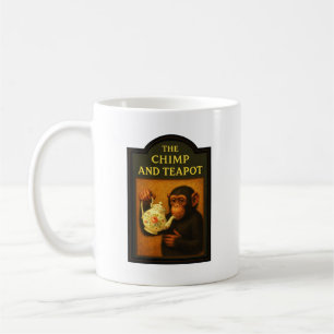 Caneca De Café Chimp E Teapot Pub
