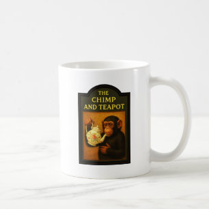 Caneca De Café Chimp E Teapot Pub
