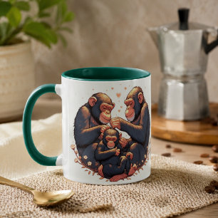 Caneca de Café Chimpanzé