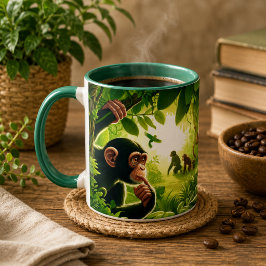 Caneca de Café Chimpanzé