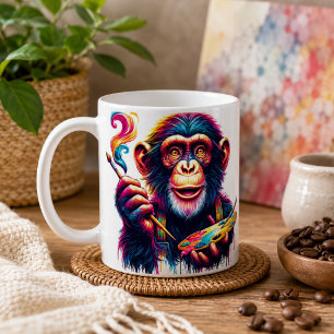 Caneca de Café Chimpanzé