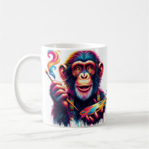 Chimpanzé Café Mug